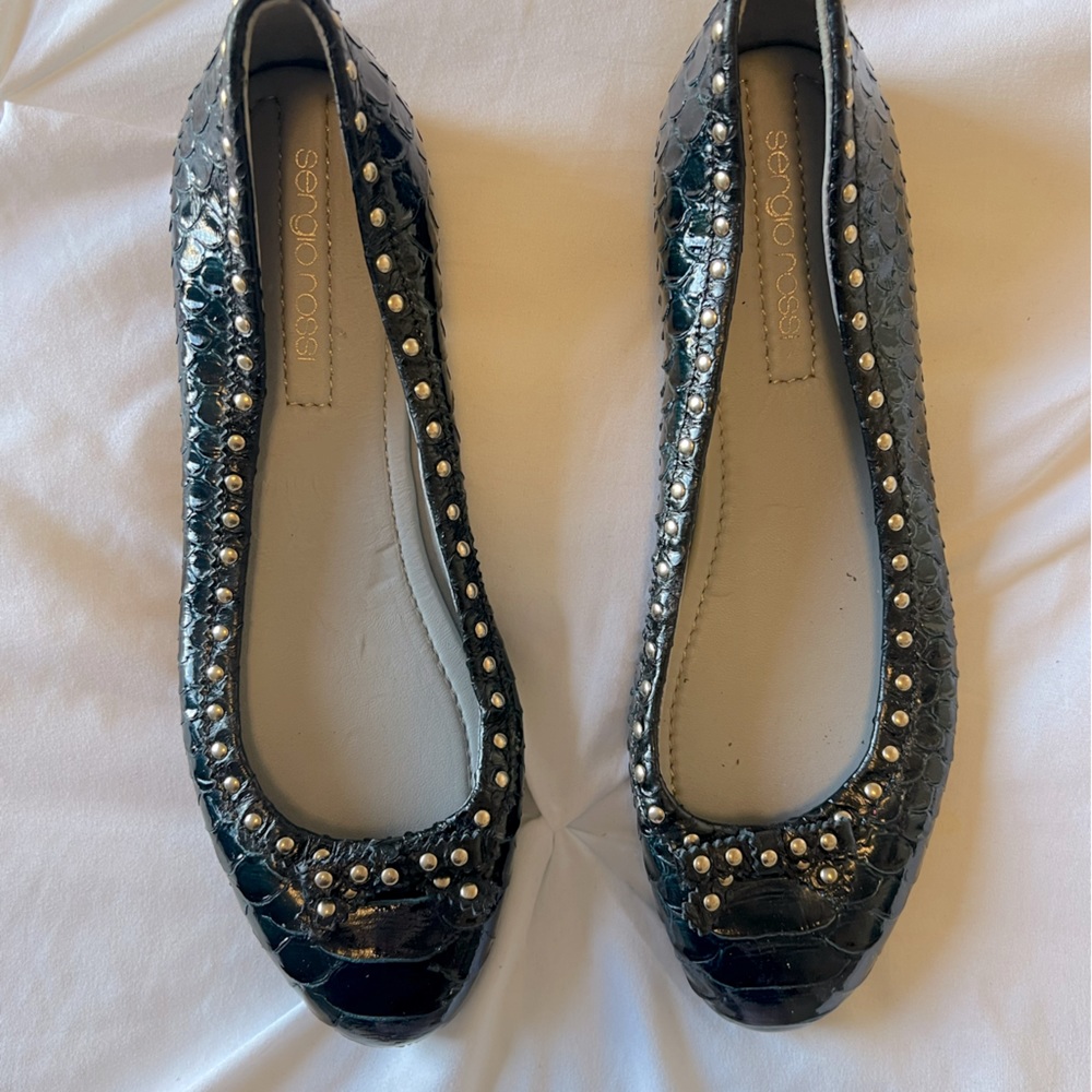 Sergio Rossi ballet flats